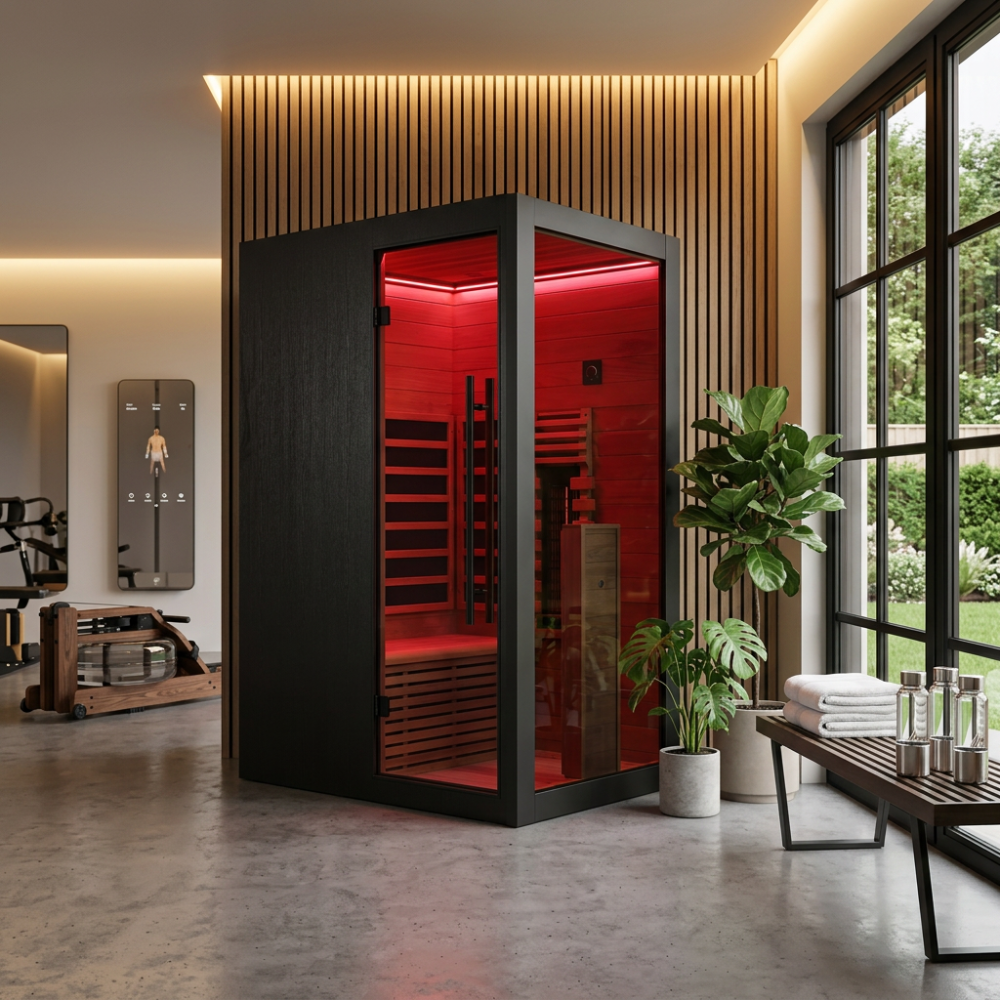 Hekla Infrared 100 Indoor Sauna For Sale | Chevron Pools and Spas