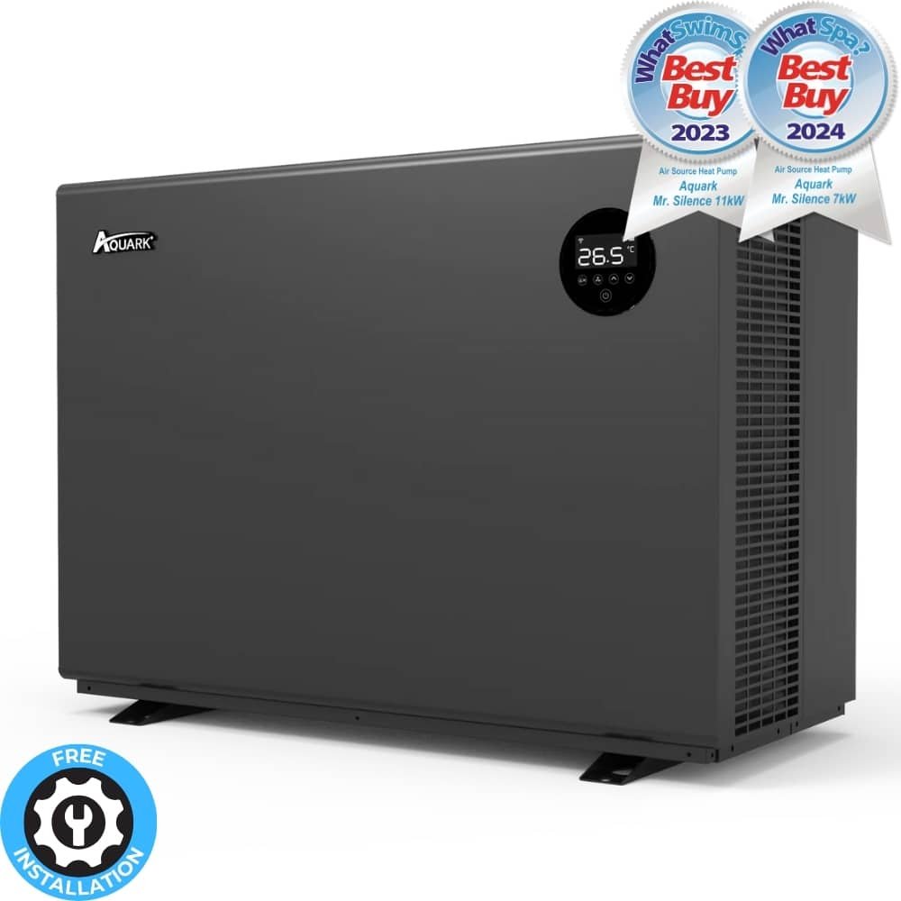 Aquark Silence 11kW Air Source Heat Pump For Sale | Chevron Pools and Spas