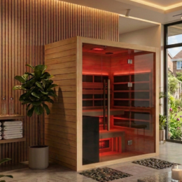 Hekla Traditional 210x Indoor Sauna For Sale | Chevron Pools and Spas