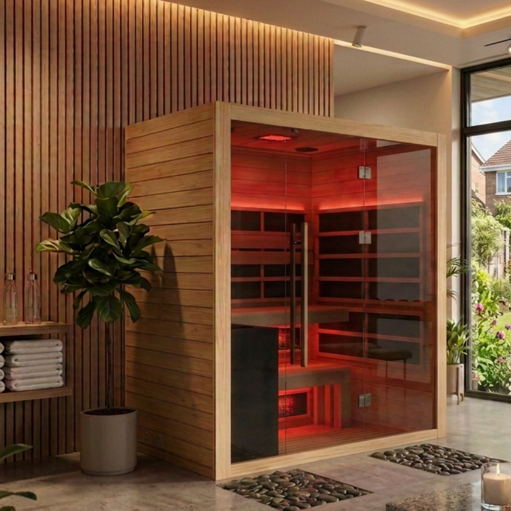 Hekla Traditional 210x Indoor Sauna For Sale | Chevron Pools and Spas