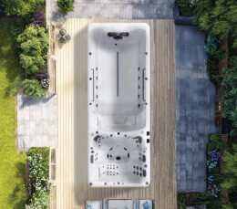 Helios Swim Spa For Sale | Chevron Pools and Spas