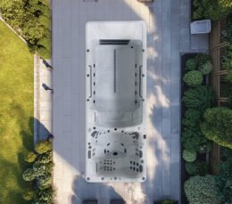 Helios Pro Swim Spa For Sale | Chevron Pools and Spas