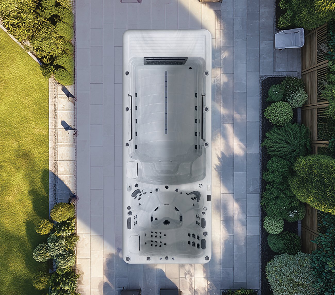 Helios Pro Swim Spa For Sale | Chevron Pools and Spas