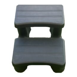 Steps PP – Black for Deluxe Range V3, Seville V1, Reims V1 and St Tropez V1 For Sale | Chevron Pools and Spas