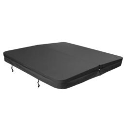 Cover for Platinum Deluxe Tahiti V3 – Black Fabric For Sale | Chevron Pools and Spas